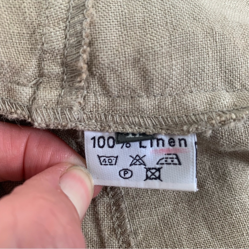 OSKA Linen Summer Jacket Size 2 UK 12 Ecru Lagenlook Artisan - Picture 11 of 12